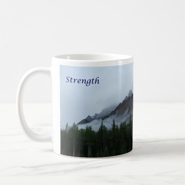 Cloud Mountain - Strength Coffee Mug (Left)