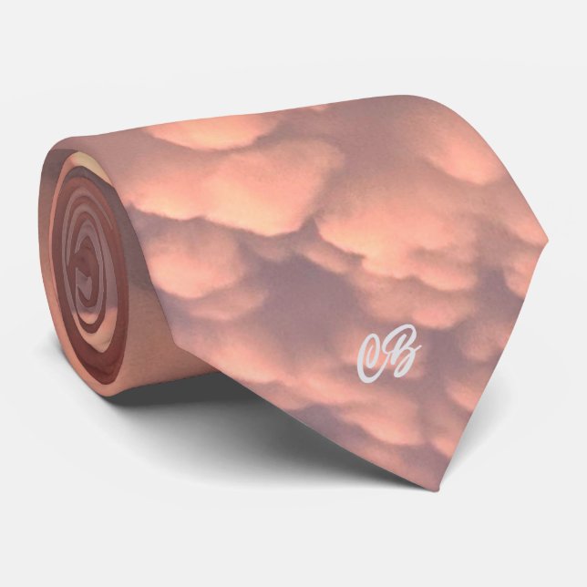 "Cloud" Neck Tie (Rolled)