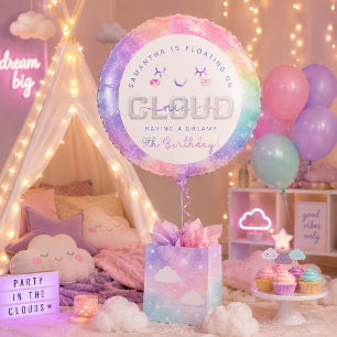 Cloud Nine 9th Birthday Balloon – Pastel Sky Party