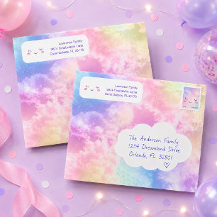 Cloud Nine 9th Birthday Envelope – Pastel Sky Part