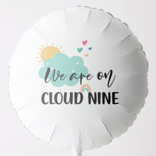 Cloud Nine Baby Shower Balloon