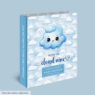 Cloud Nine Baby Shower Binder Elegant Keepsake Gif
