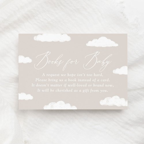 Cloud Nine Baby Shower Books for Baby Card