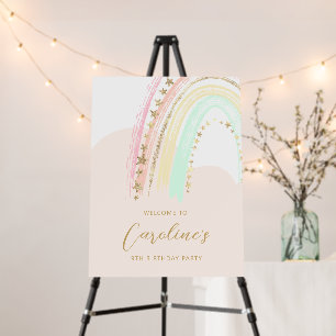 Cloud Nine Birthday Welcome Sign (Foam Board)