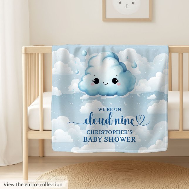Cloud Nine Blanket Modern Elegant Baby Shower Gift (Cloud Nine Blanket Modern Elegant Baby Shower Gift)