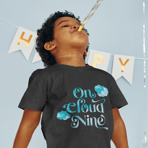 Cloud Nine Boy Birthday Party T_Shirt