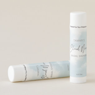 Cloud nine bridal shower favor gift lip balm