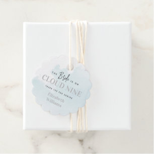 Cloud Nine Bridal Shower Thank You Favor Tags