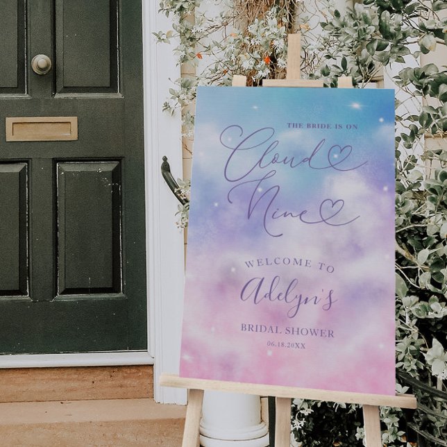 Cloud Nine Bridal Shower Welcome Sign (Creator Uploaded)
