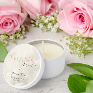 Cloud Nine Modern Baby Shower Thank You Mini Candle Favors