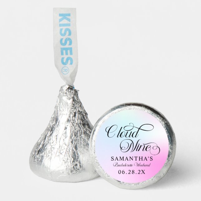  Cloud Nine Pink Gradient Bachelorette Weekend Hershey®'s Kisses® (Front)