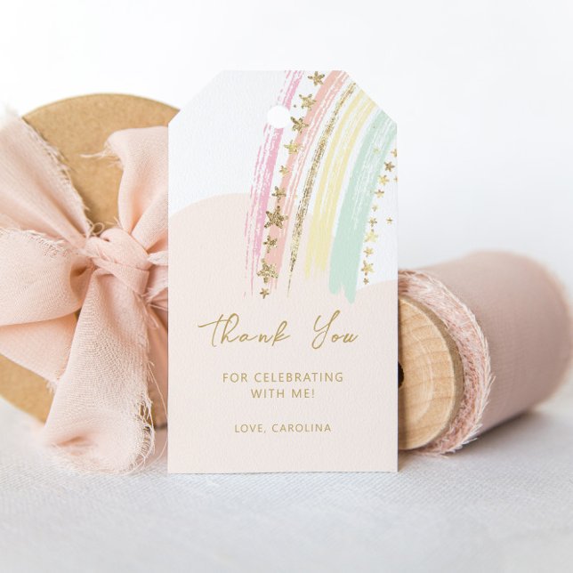 Cloud Nine Rainbow Birthday Gift Tags (Creator Uploaded)