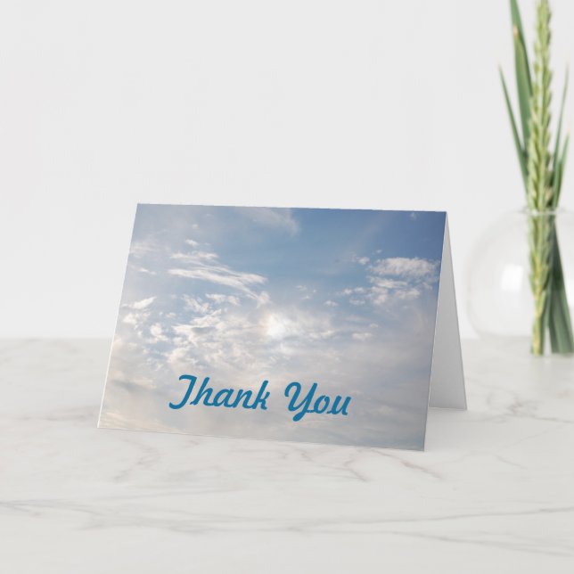 CLOUD NINE - thank-you card (Front)