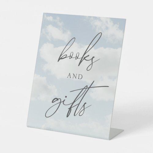 Cloud Nine Theme Cloud 9 Books and Gifts  Pedestal Sign