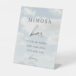 Cloud Nine Theme Cloud 9 Mimosa Bar Pedestal Sign