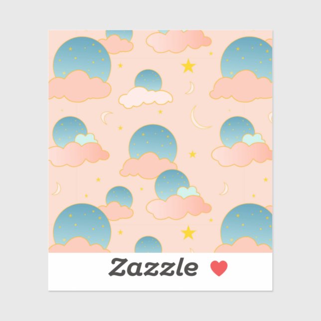 Cloud Nine Vibes Sticker (Sheet)
