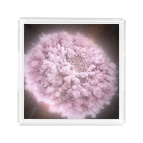 Cloud Of Debris From Two Neutron Stars Acrylic Tray