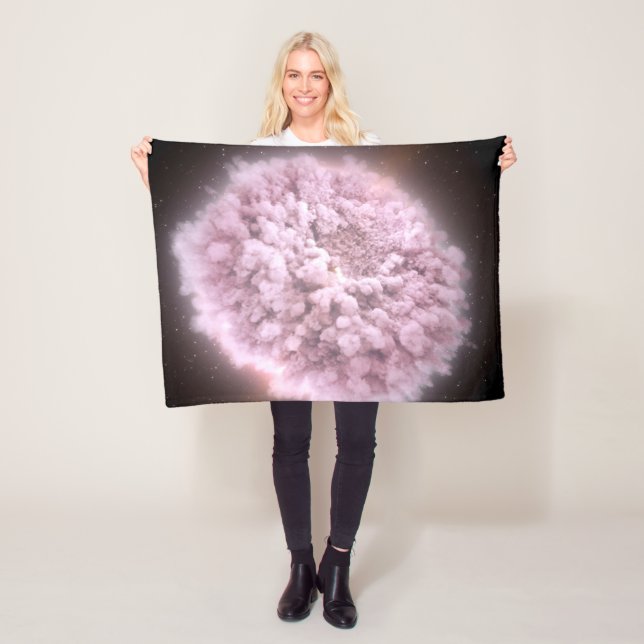 Cloud Of Debris From Two Neutron Stars Fleece Blanket (In Situ)