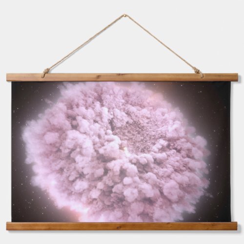 Cloud Of Debris From Two Neutron Stars Hanging Tapestry