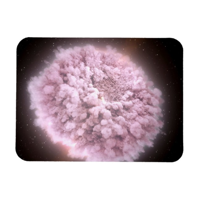 Cloud Of Debris From Two Neutron Stars Magnet (Horizontal)