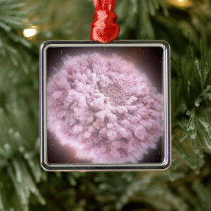 Cloud Of Debris From Two Neutron Stars Metal Ornament