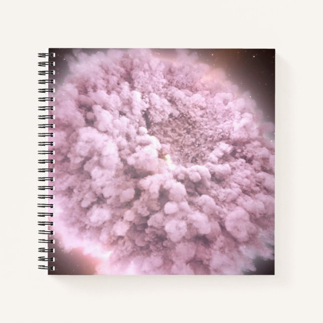 Cloud Of Debris From Two Neutron Stars Notebook (Front)