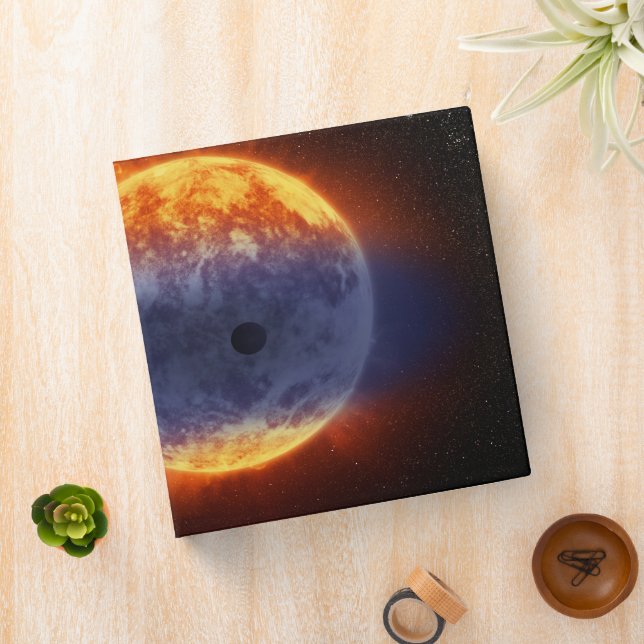 Cloud Of Hydrogen Gas Off Exoplanet Gj 3470b 3 Ring Binder (In Situ)