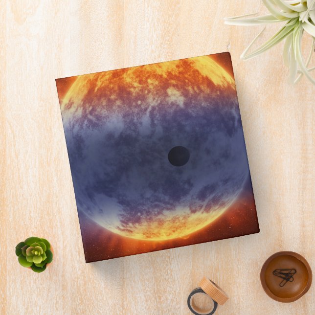 Cloud Of Hydrogen Gas Off Exoplanet Gj 3470b 3 Ring Binder (In Situ)