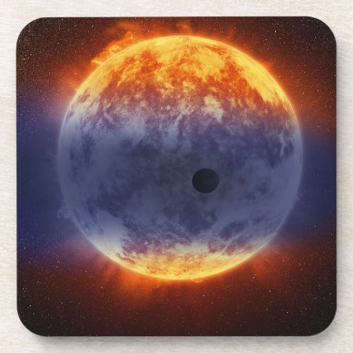 Cloud Of Hydrogen Gas Off Exoplanet Gj 3470b Beverage Coaster