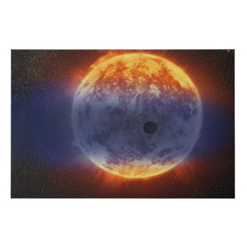 Cloud Of Hydrogen Gas Off Exoplanet Gj 3470b Faux Canvas Print