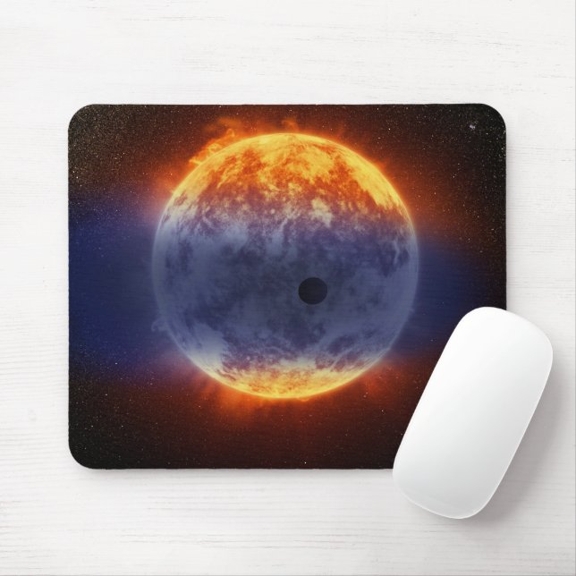 Cloud Of Hydrogen Gas Off Exoplanet Gj 3470b Mouse Pad (With Mouse)