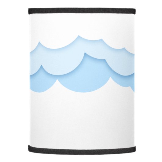 Cloud Paper Cut Style Lamp Shade (Left)