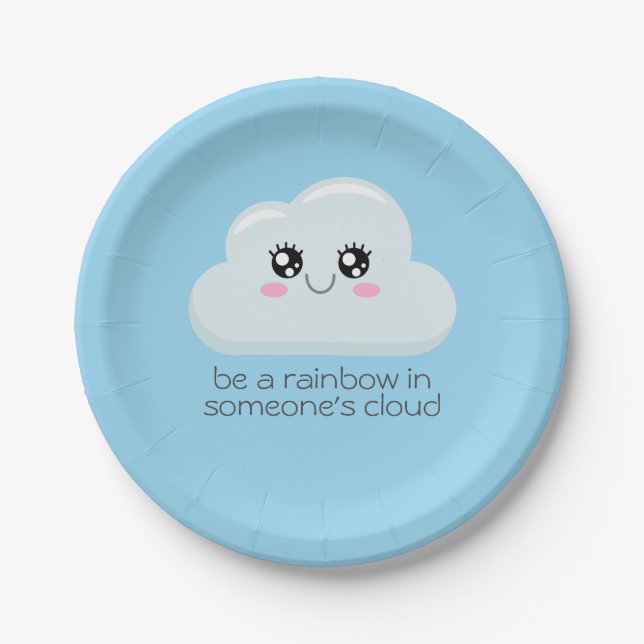Cloud Paper Plates (Front)