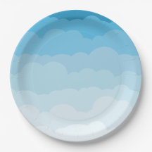 Cloud Party Plate
