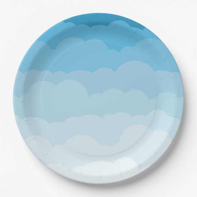 Cloud Party Plate (Front)