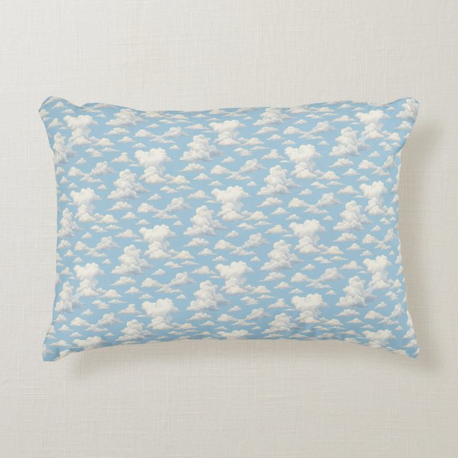 Cloud Pattern  Accent Pillow (Front)