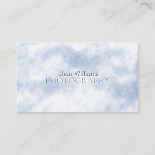 Cloud pattern look business card
