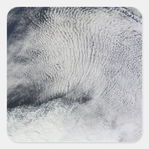 Cloud patterns and sea ice in the Southern Ocea Square Sticker