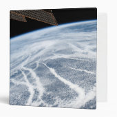 Cloud Patterns South Of The Aleutian Islands. 3 Ring Binder (Front/Inside)