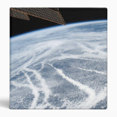 Cloud Patterns South Of The Aleutian Islands. 3 Ring Binder (Front)