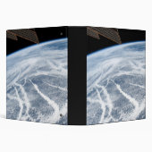 Cloud Patterns South Of The Aleutian Islands. 3 Ring Binder (Background)