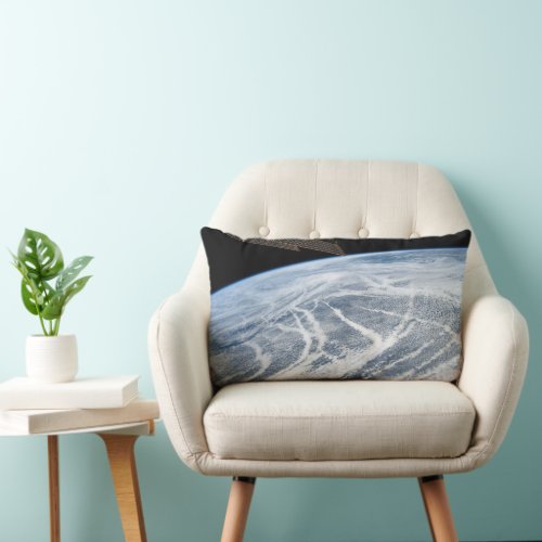Cloud Patterns South Of The Aleutian Islands Lumbar Pillow