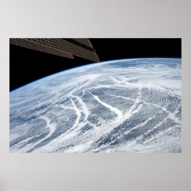 Cloud Patterns South Of The Aleutian Islands. Poster (Front)