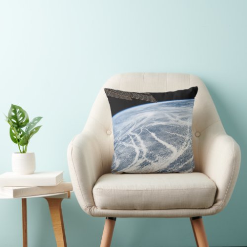 Cloud Patterns South Of The Aleutian Islands Throw Pillow
