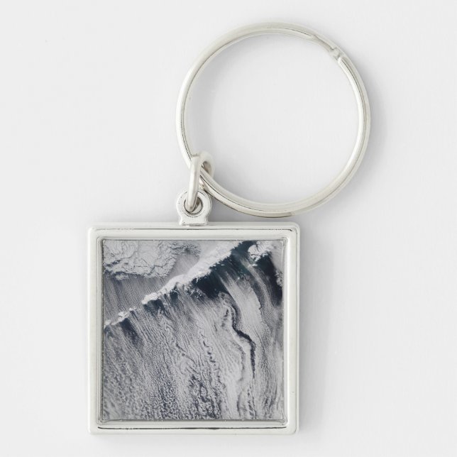 Cloud patterns visible over the Aleutian Island Keychain (Front)