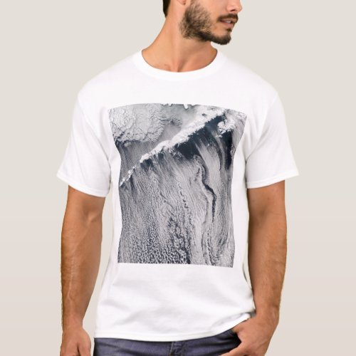 Cloud patterns visible over the Aleutian Island T_Shirt