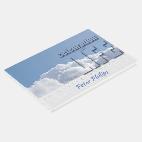 Cloud Peaceful Sky Celebration of Life H GuestBook