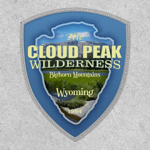 Cloud Peak Wilderness arrowhead Patch