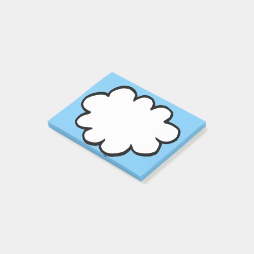 Cloud Postit Notes Zazzle