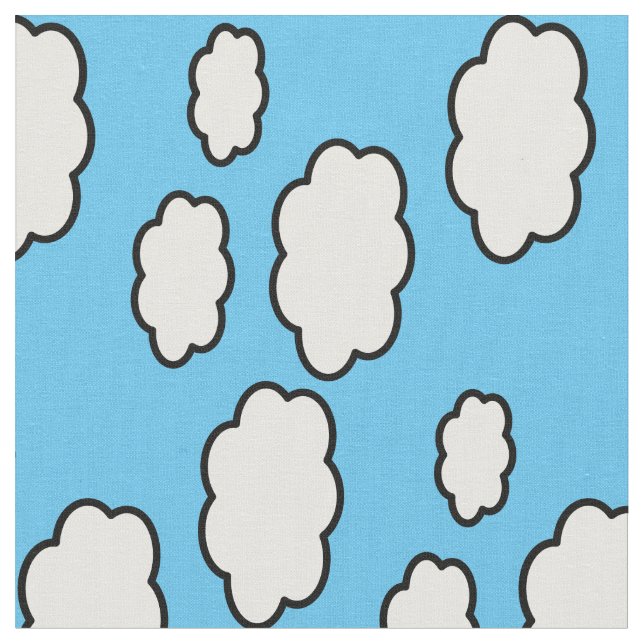 Cloud Print Fabric (Close Up)